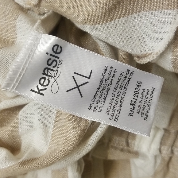 Kensie Jeans Button Up Jumpsuit (Size XL) GUC - Picture 11 of 12